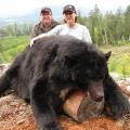 Noreen and Jeff with Noreens 7ft 5 giant.